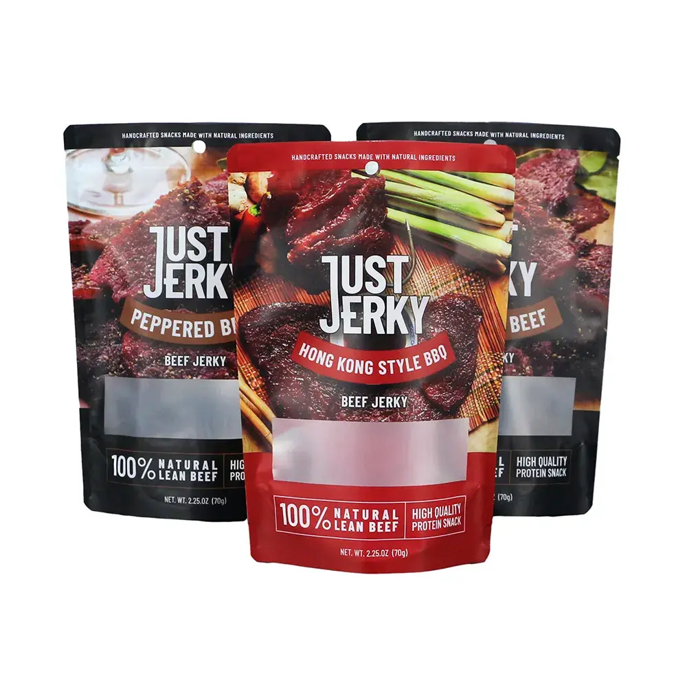 Custom Beef Jerky Packaging Bags Wholesale Jerky Pouches Snack Packs Suppliers