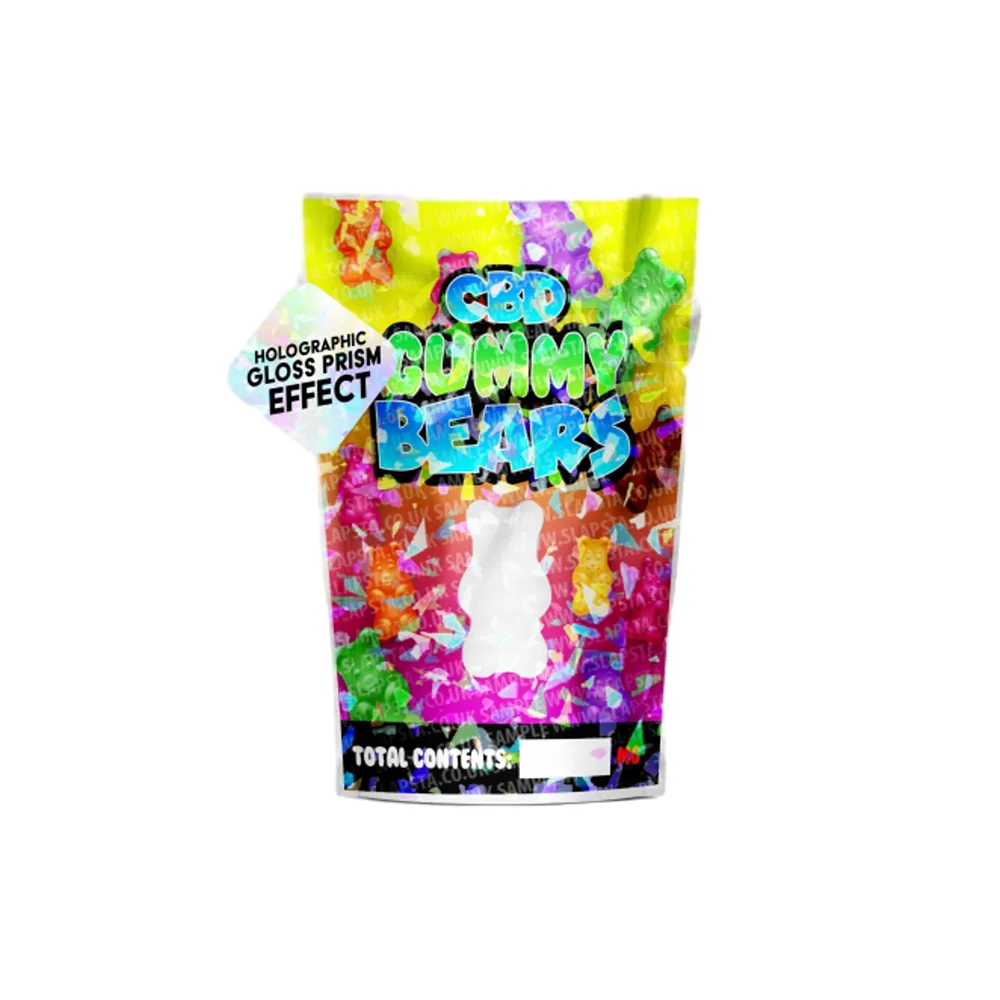 Canabis edibles bags with window